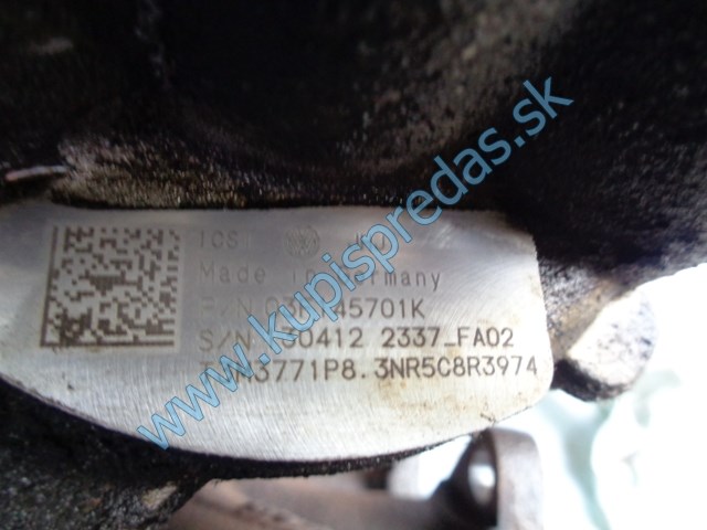 turbo na škodu fábiu 2 1,2tsi, 03F145701K